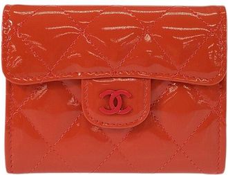 Chanel Orange Coin Card Case (Authentic Pre-Loved)