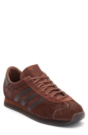 adidas Country Japan Shoe in Brown/dark Brown/gold Metallic at Nordstrom, Size 11.5