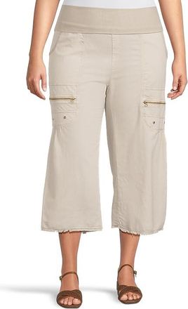 Xcvi Pasqual Crop Womens Casual Pants Ripple : LG (Womens 12-14), Cotton/Spandex