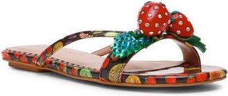 Betsey Johnson Garrik Sandal in Black Multi at Nordstrom, Size 10