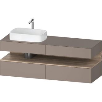 Duravit Qatego Consola Mueble Bajo Lavabo, 2 Extensiones, 2 - Duravit