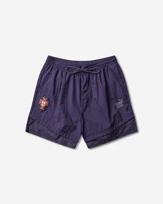 Puma Men s Portugal x Salehe Bembury KING Relaxed Shorts Deep Plum