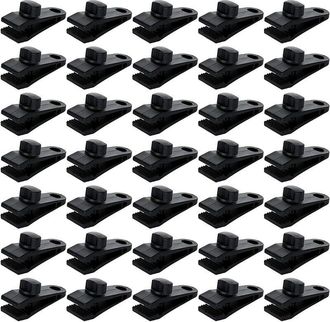 OEM Paquete De 30 Clips Para Lonas De Tiendas De Campa&ntilde;a, Clips De Lona Con Cierre, Clips Para Lonas, Clips Para Toldos, Sujetadores Para Lonas De Caravan