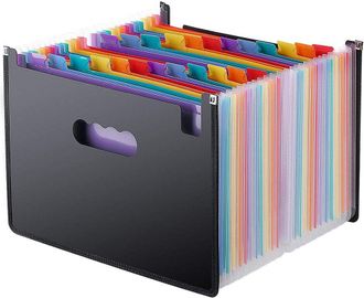 OEM Carpeta Extensible, 24 Compartimentos, Documentos A4, Poli&eacute;ster 700d, Polipropileno, Oficina Y Escuela