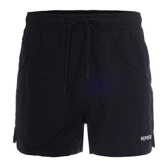 Represent Beachwear, male, Black, Size: M Drawstring Swim Shorts