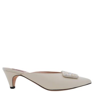 Bally Claye Silvey 55 Leather Mules