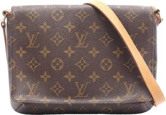 Louis Vuitton Borsa a spalla Monogram Musette Tango 2003 - Marrone