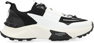 Valentino Garavani Mens Sneakers True Act Mesh Black-White-White-White Viscose Trainers Black-white/white/white