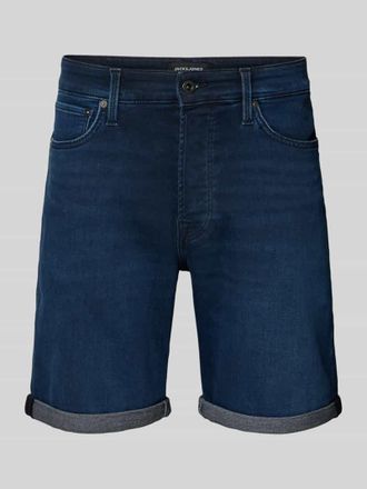 Jack & Jones Jack & Jones Jeansshorts mit Umschlag Modell RICK in Dunkelblau, Gr&ouml;&szlig;e XXL