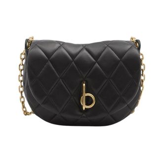 Burberry Shoulder Bags, female, Black, Size: ONE SIZE Rocking Horse Shoulder Bag
