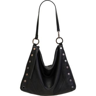 Hammitt Kyle Large Shoulder Bag in Black/Gunmetal at Nordstrom