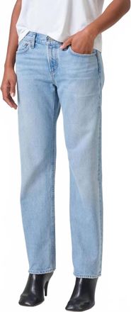 A Gold E Womens Amber Low Rise Straight Jean In Intact