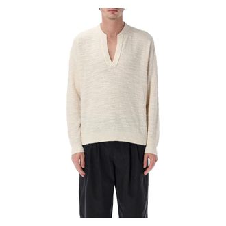 Isabel Marant Truien & Vesten, Heren, Beige, M, Katoen, Arnold Sweater