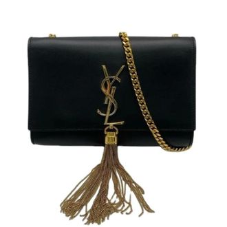 Saint Laurent Pre-owned Shoulder Bag - Dames - Pre-owned - Zwart - Maat: ONE Size Leer