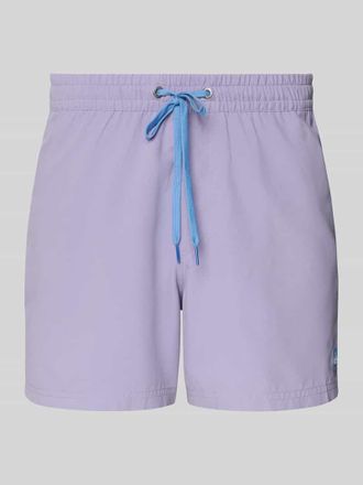 Quiksilver Regular Fit Badehose mit Logo-Patch Modell Everyday in Flieder, Gr&ouml;&szlig;e XXL