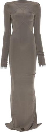 Rick Owens Temple Gown - Dames - Avondkleed - Bruin - M - Kleedjes