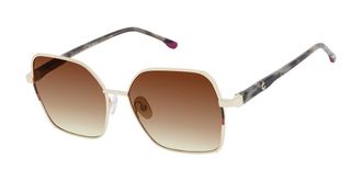 Champion FLORA Polarized C01 Womens Sunglasses Gold Size 56