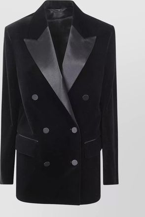 Golden Goose journey boyfriend double breasted velvet jacket