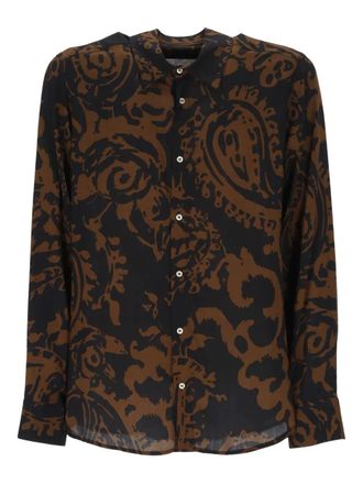 Officina 36 paisley shirt - Black