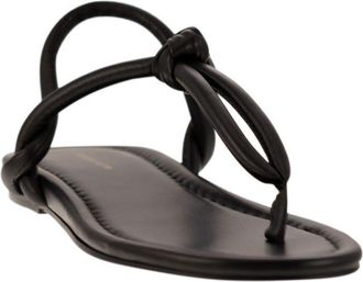 Fabiana Filippi Womens Leather Flip-flops - Black - Size EU 38