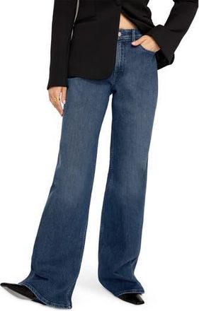 Good American Good Skate Straight Leg Jeans in Indigo394 at Nordstrom Rack, Size 12