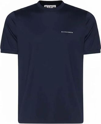 John Richmond T-Shirt Respir - Heren - T-shirts - Blauw - 3XL - Katoen - Tops