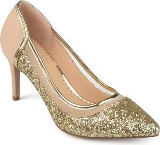 Journee Collection Kalani Pump in Gold at Nordstrom Rack, Size 6.5