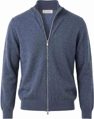 Brunello Cucinelli Zip-Front Cardigan