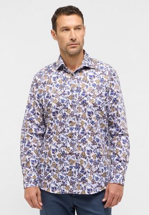 Eterna Langarmhemd ETERNA COMFORT FIT, Herren, Gr. 42, Normalgr&ouml;ssen, senfgelb, Twill, 100% Baumwolle, normal, Manschette, Hemden Langarmhemd, NON IRON (b&uuml;ge