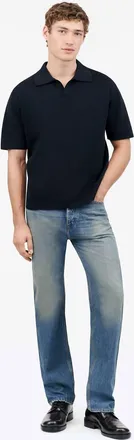 Tiger Of Sweden Maelon Short Sleeve Polo Shirt In Night Heaven
