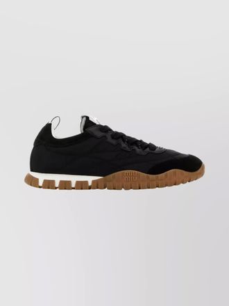Miu Miu re-nylon and suede low-top sneakers