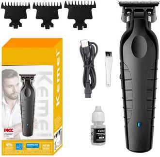 OEM Trimador De Cabello - Trimador De Barba - Hoja T Zero Gap - 3 Peines Gu&iacute;a - Inal&aacute;mbrico - Para Hombre