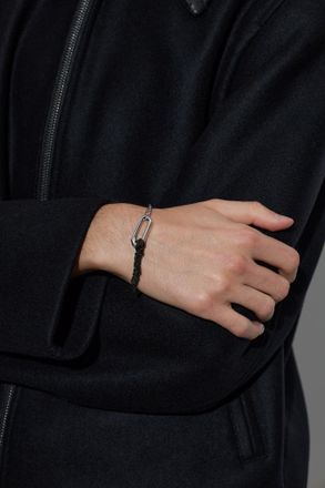 Bottega Veneta Silver Bracelet, Mens, Silver