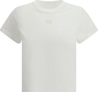 Alexander Wang Klassiek Logo T-shirt Korte Mouwen