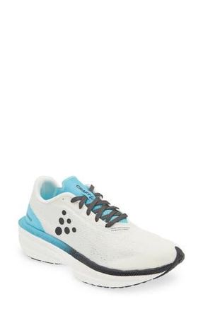 Craft Pro Endur Distance Running Shoe in White-Aquamarine at Nordstrom Rack, Size 7.5
