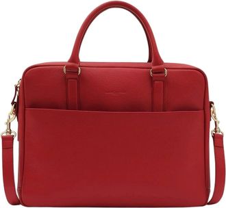 Lancaster Portfolio Documentenhouder - Dames - Tassen - Rood - Maat: ONE Size Leer