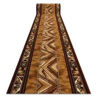 RugsX Passatoia Bcf Opale Vecchio Oro 120 Cm Brown 120x620 Cm