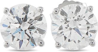 Luxury Bazaar 14K White Gold 2.05ct Lab-Grown Diamond Stud Earrings LF19-120825