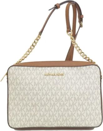 Michael Kors Pre-owned Cross Body Bags, female, Brown, Size: ONE SIZE Pre-owned Plastic shoulder-bags