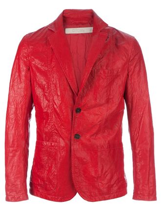 Drome leather blazer - Red