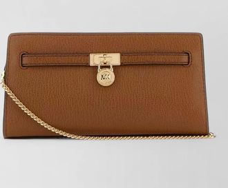 Michael Kors hamilton leather crossbody bag gold hardware