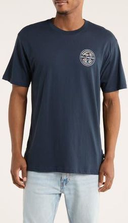 Billabong Hollow Premium Cotton Graphic T-Shirt in Navy at Nordstrom Rack, Size Large