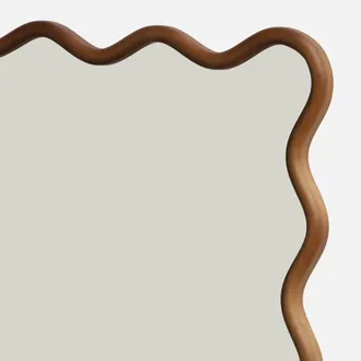 Sweeek Espejo Org&aacute;nico De Madera De Hevea, 92,5cm