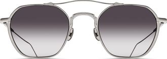 Matsuda M3145 PW Mens Sunglasses Silver Size 50