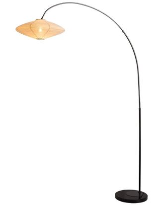 Nova of California Nova Of California Roswell 1-Light Arc Floor Lamp With Dimmer
