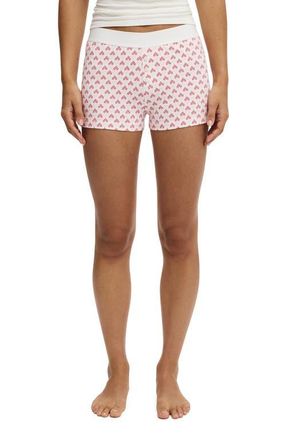 Cotton On Womens Dreamy Soft Boyshort in Cross Stitch Double Hearts at Nordstrom, Size Xx-Small