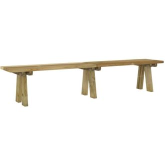 vidaXL Vidaxl - Banco De Jard&iacute;n Madera Maciza De Pino Impregnada 220 Cm