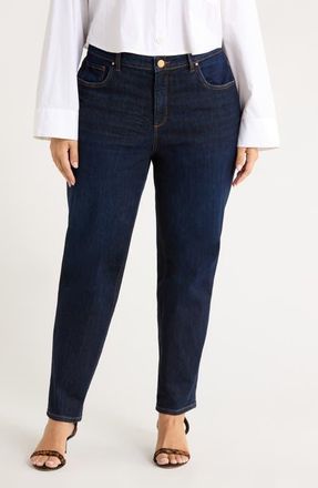Kut from the Kloth Naomi High Waist Ankle Straight Leg Jeans in Courageously at Nordstrom, Size 22W
