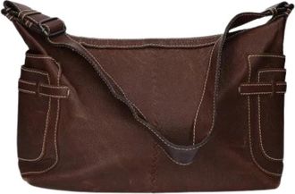Bottega Veneta Pre-owned Vintage Schoudertas - Heren - Vintage Schoudertas - Bruin - ONE Size - Leer - Vintage