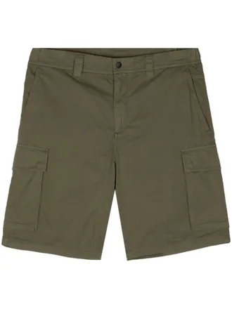 Woolrich mid-rise cotton cargo shorts - Green